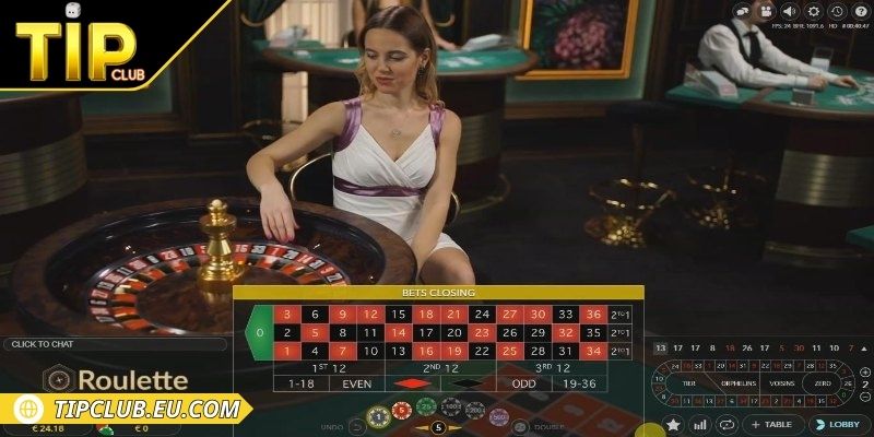 Từng bước cơ bản khi chơi Roulette tại Tipclub