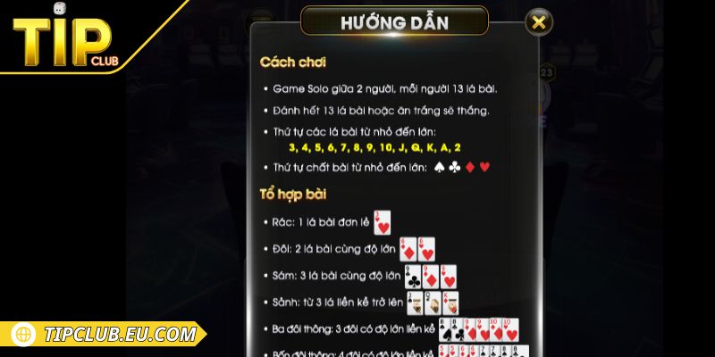 Thể lệ đánh bài cơ bản trong trò chơi