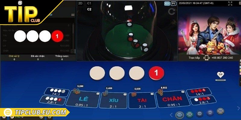 Công bố kết quả xóc đĩa đổi thưởng Tipclub 